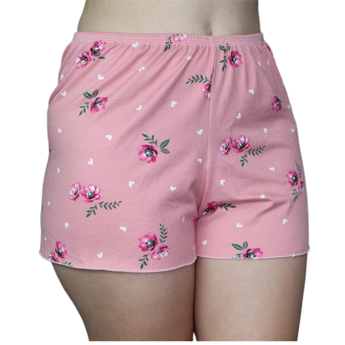 2 UNIDADES DE SHORT FEMININO SUEDE LISO CANELADO BABY DOLL SUPER CONFORTÁVEL PIJAMA LINHA NOITE