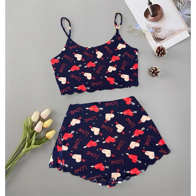 Kit 2 Baby Doll Conjunto Short Doll Cropped Blogueirinha com Alcinha