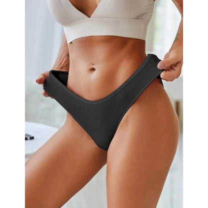 Kit 5 Calcinhas 100% Algodão Modelo Tanga
