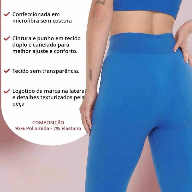 Calça legging Poliamida elástica gramatura 320 UV