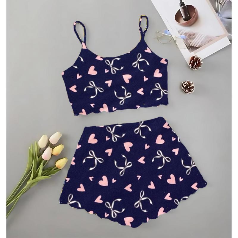 KIT 10 Croped Doll Pijama Revenda Feminino Estampado Suede