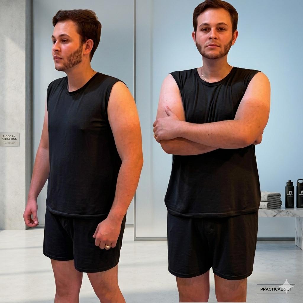 Pijama Masculino Regata E Short Verão Malha Sued Promoção