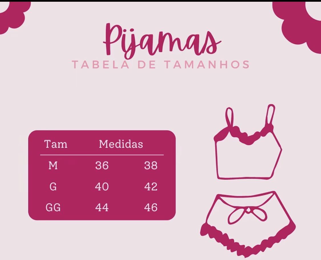 Kit 2 Pijamas Baby Doll Short Doll Feminino Em Canelado Suede
