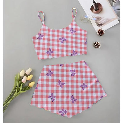 KIT 10 Croped Doll Pijama Revenda Feminino Estampado Suede