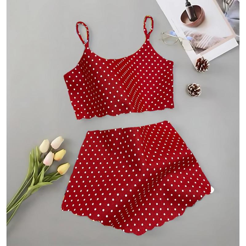 KIT 10 Croped Doll Pijama Revenda Feminino Estampado Suede