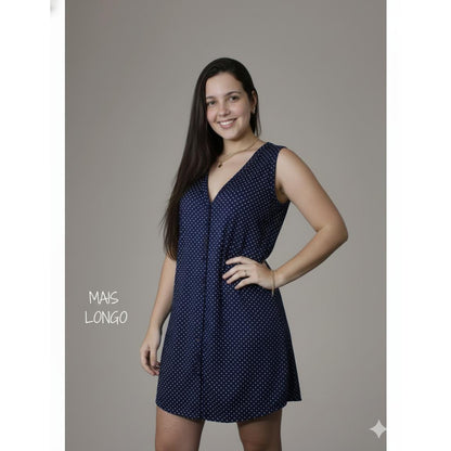 Camisola senhora com botões pos cirurgico