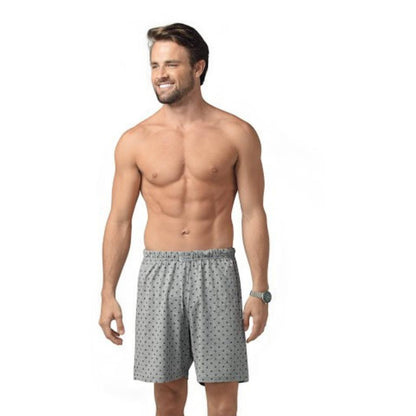Kit Cueca Samba Canção Masculino Short de Dormir Shortinho Fresquinho e Confortável Pijama