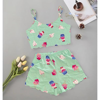 Kit 2 Baby Doll Conjunto Short Doll Cropped Blogueirinha com Alcinha