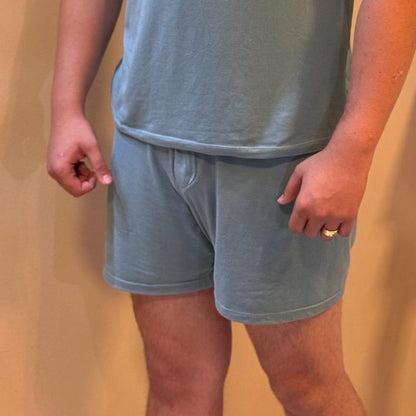 Pijama Regata em Malha Suede Verão Dormir Masculino Homem Confortável e Respirável