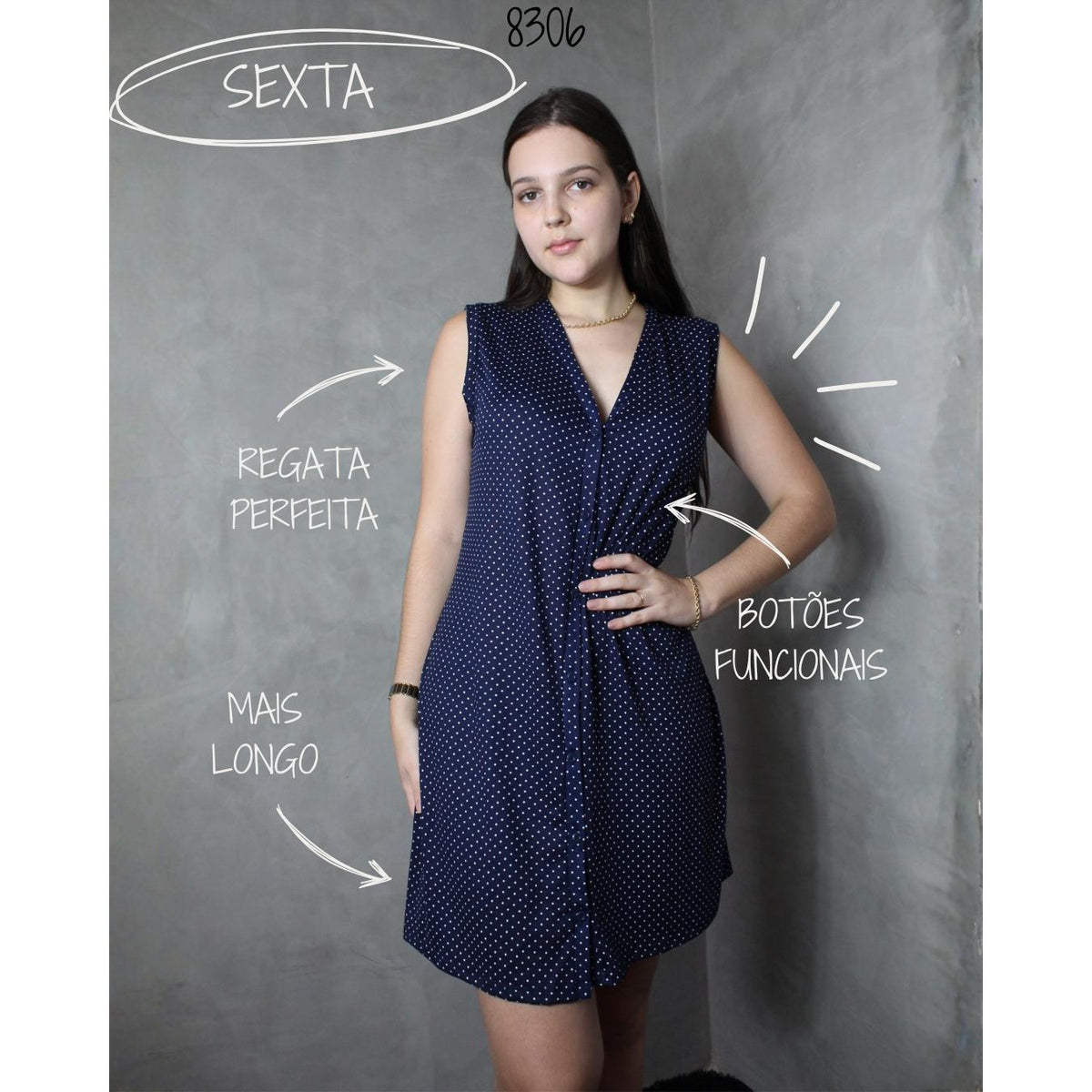 Camisola senhora com botões pos cirurgico