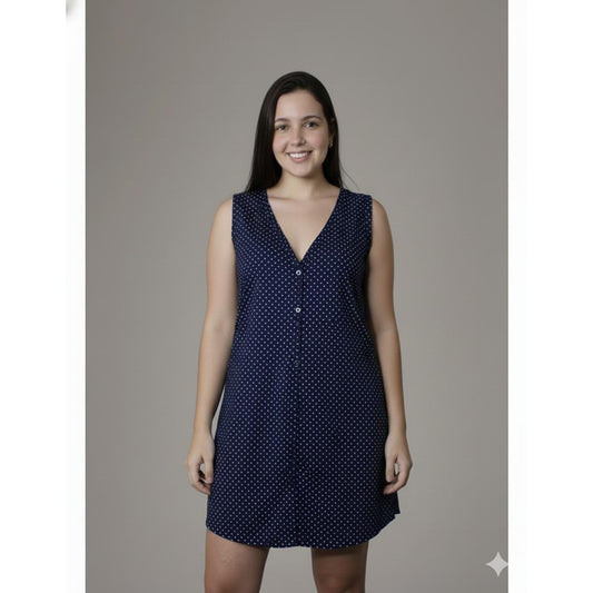 Camisola senhora com botões pos cirurgico
